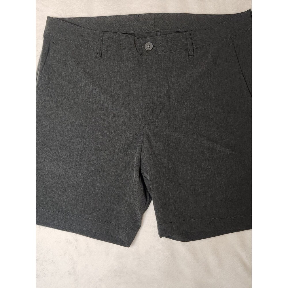 Tommy Bahama Dark Gray Flat Front Performance Shorts